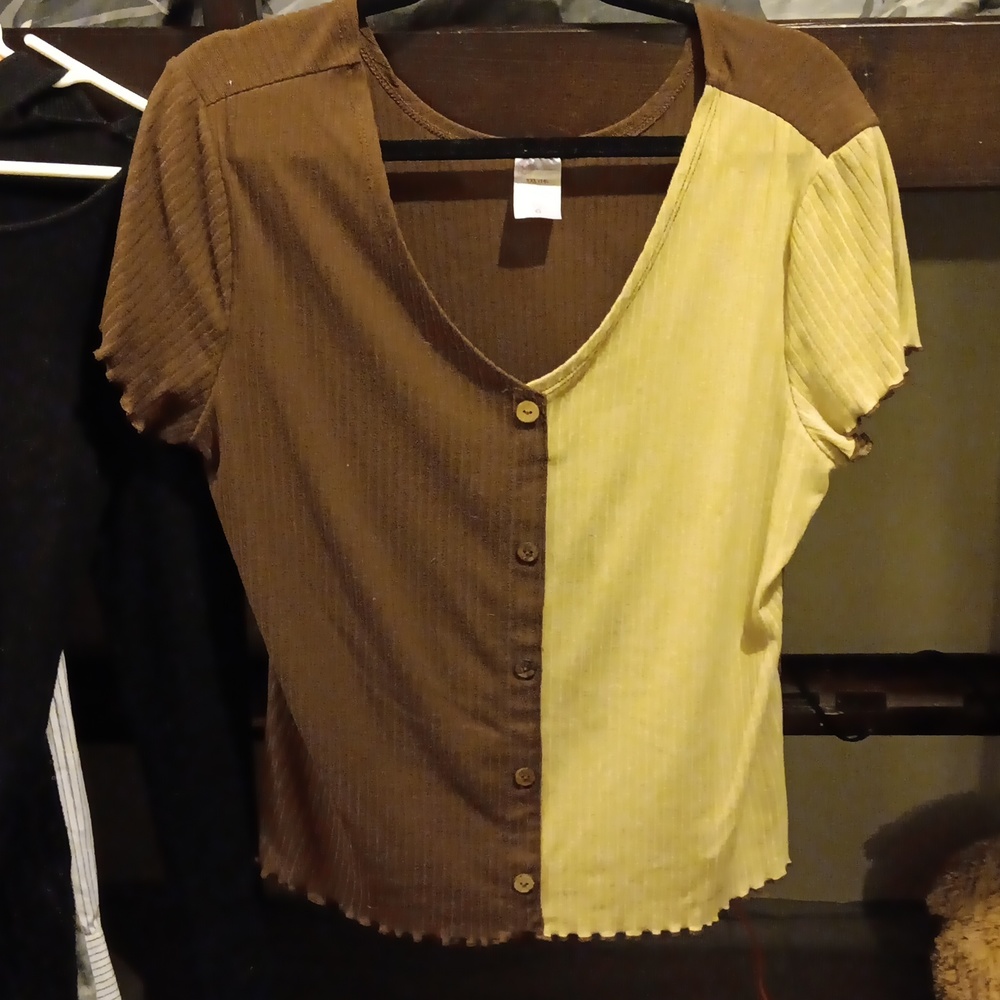 NOBO Tan and Brown Shirt